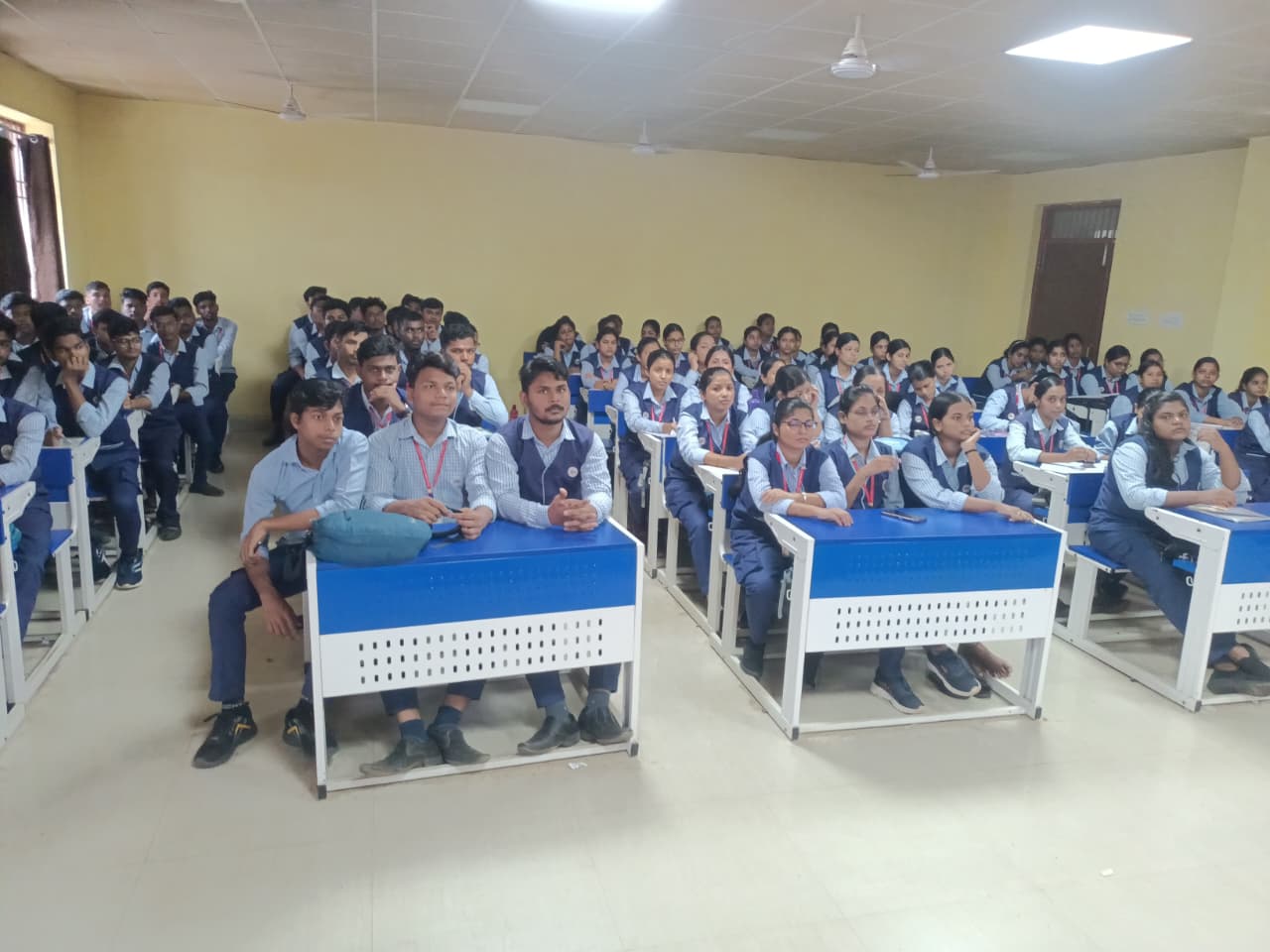 Students seated in a classroom during a career-readiness workshop